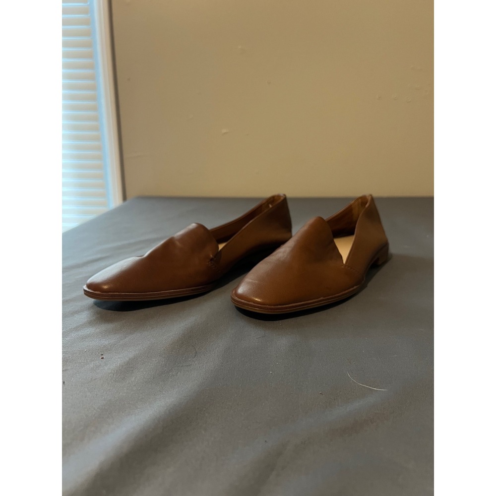 Time and Tru Leopard Print Pointed Toe Loafers Memory Foam Flats WM1148AM777